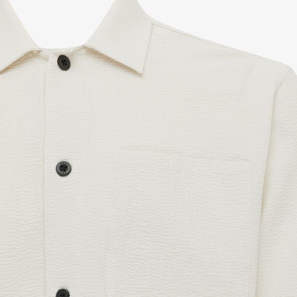 Genti Sunset Monogram Overhemd Off White