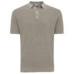 Gentiluomo 3 Buttons Knitted Polo Bruin