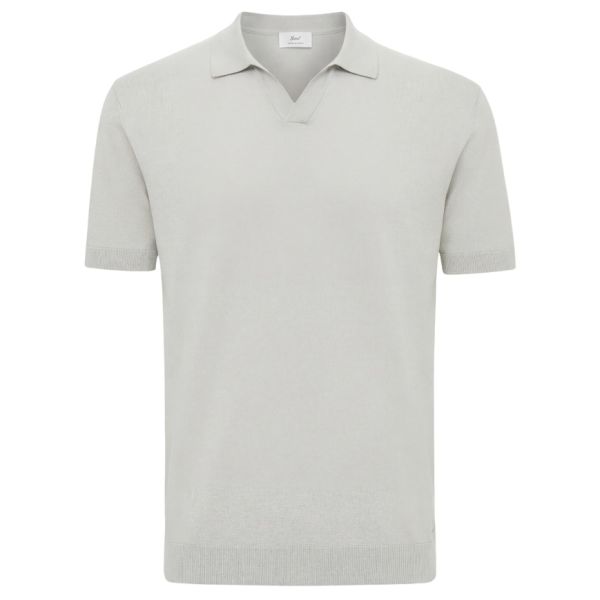 Gentiluomo No Buttons Polo Licht Groen