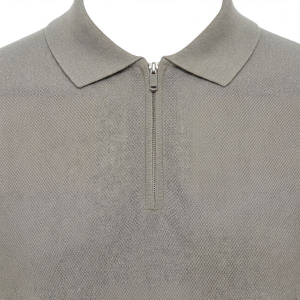 Gentiluomo Zip Polo Bruin
