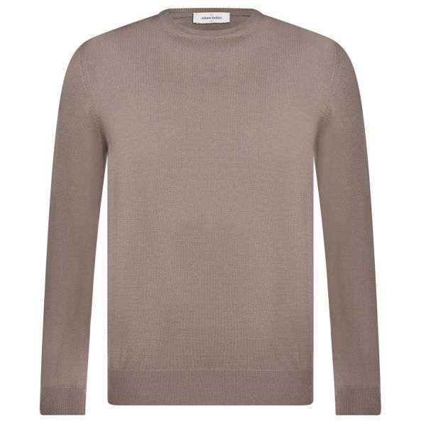 Gran Sasso Cotton Sweater Bruin