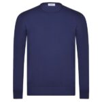 Gran Sasso Cotton Sweater Navy