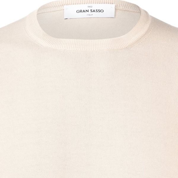 Gran Sasso Cotton Sweater Beige
