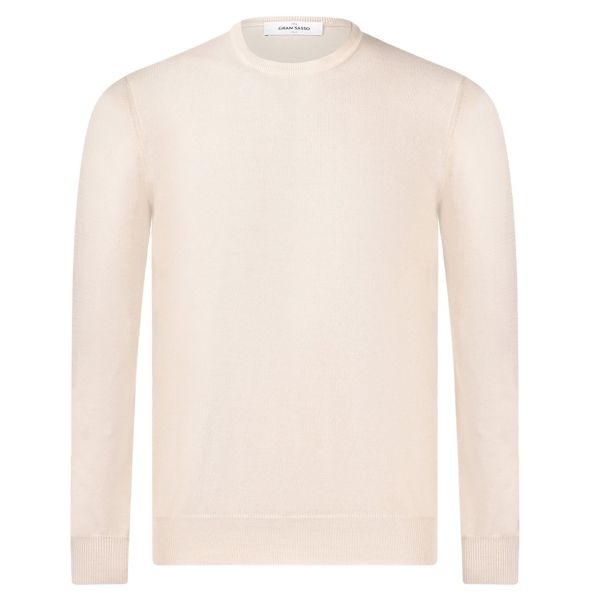 Gran Sasso Cotton Sweater Beige