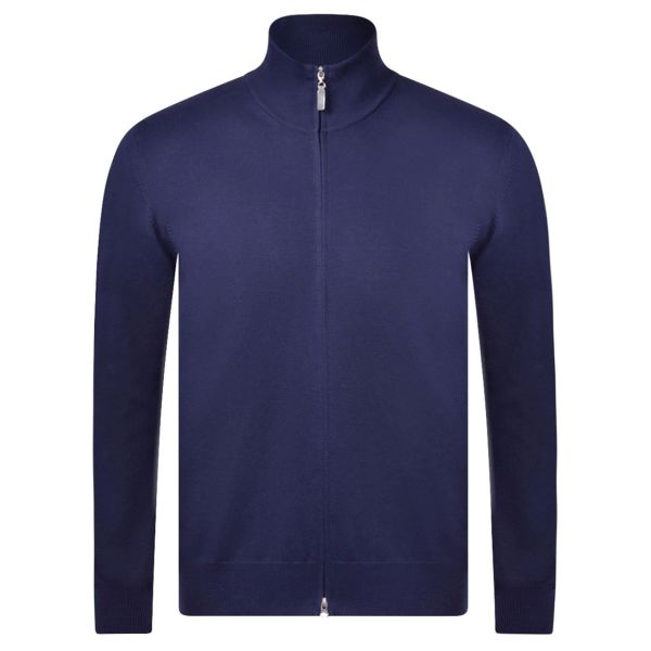 Gran Sasso Cotton Vest Navy