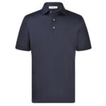 Gran Sasso Interlock Cotton Polo Navy