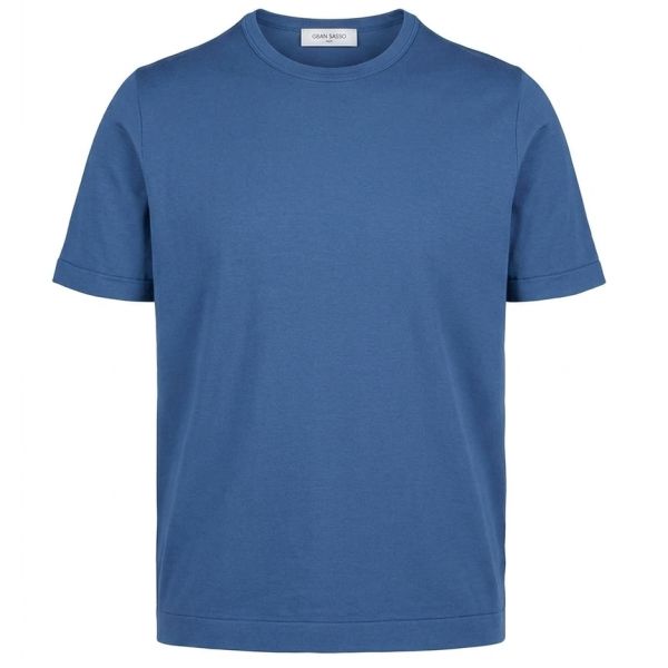 Gran Sasso Knitted T-shirt Blauw
