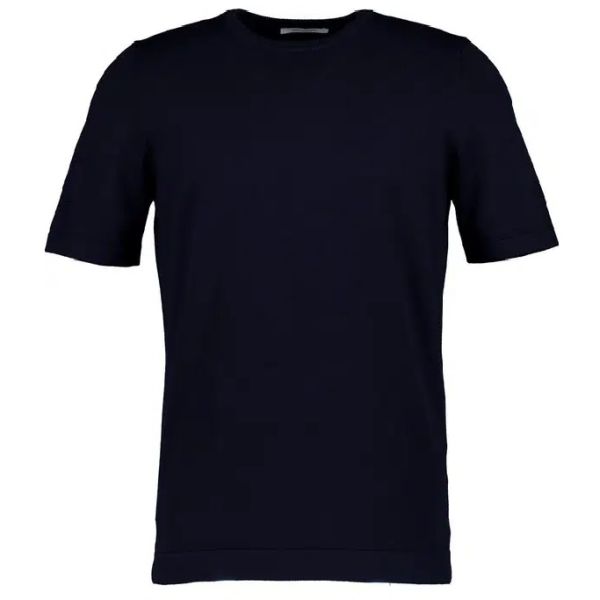 Gran Sasso Knitted T-shirt Navy