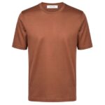 Gran Sasso Mercerized Cotton T-shirt Bruin