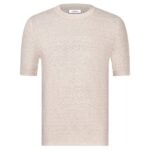 Gran Sasso Stitch Knitted T-shirt Beige