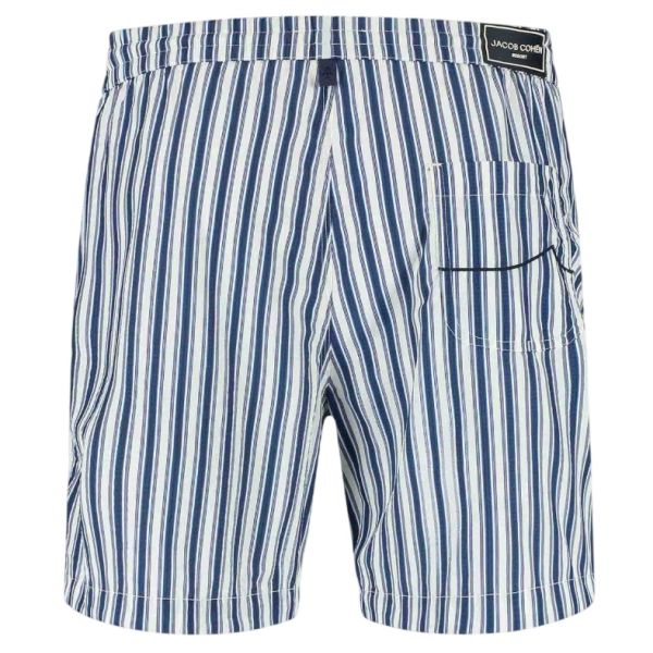 Jacob Cohën Bermuda Zwembroek Blauw/Wit