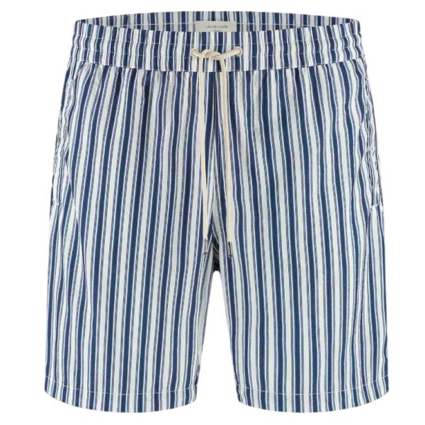 Jacob Cohën Bermuda Zwembroek Blauw/Wit