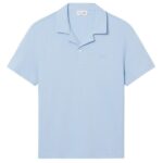 Lacoste Classic Fit Textured Polo Licht Blauw