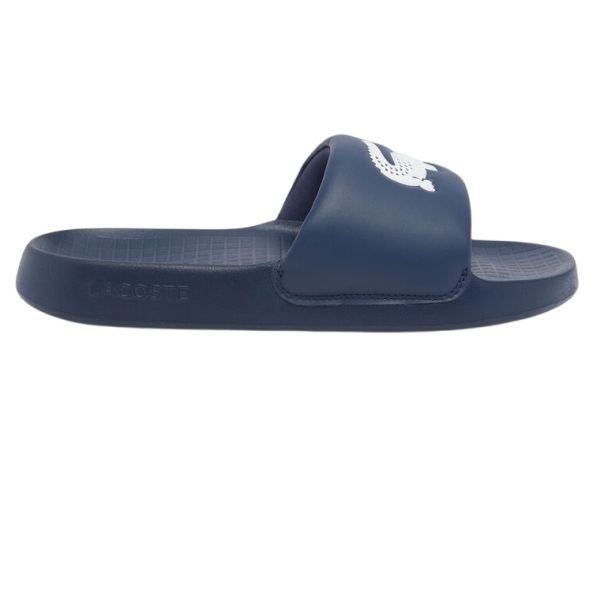 Lacoste Logo Slippers Navy