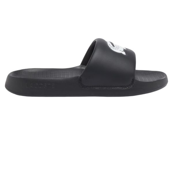 Lacoste Logo Slippers Zwart