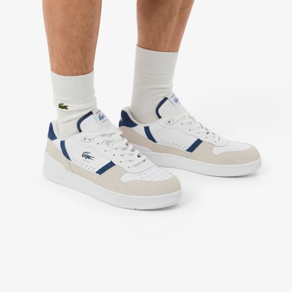 Lacoste T-Clip Set Sneaker Wit/Blauw