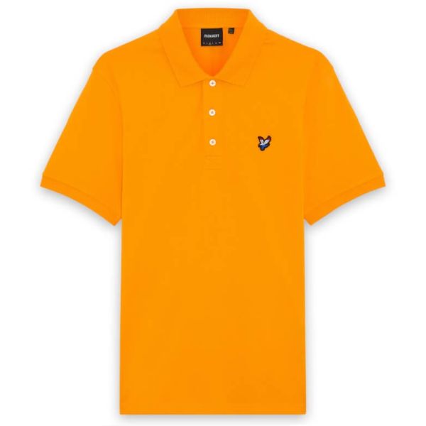 Lyle & Scott Flag Eagle Polo Oranje