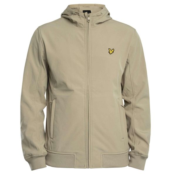 Lyle & Scott Fleece Back Softshell Jack Beige