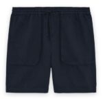Lyle & Scott Linen Blend Korte Broek Navy
