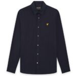 Lyle & Scott Linen Blend Overhemd Navy