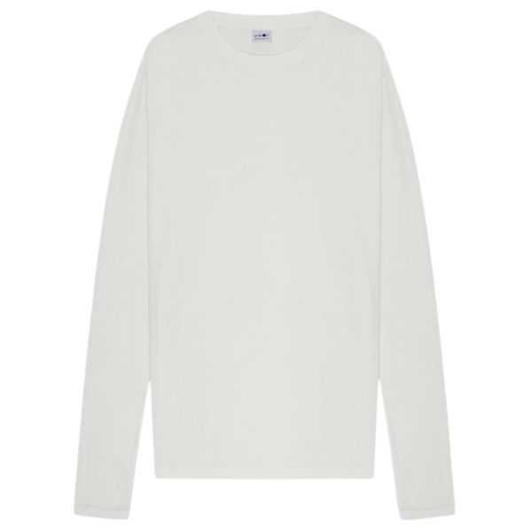 NN.07 Clive Waffle Knit Longsleeve T-shirt Off White