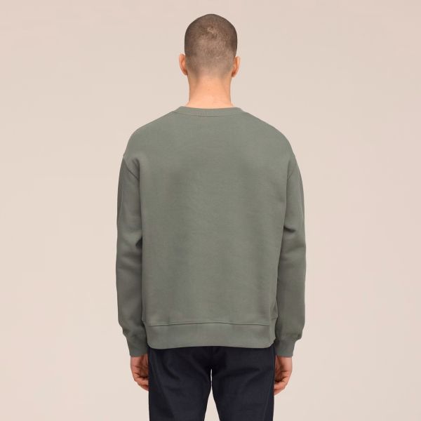 NN.07 Dagon Sweater Donker Groen