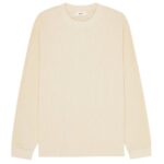 NN.07 Jett Waffle Knit Longsleeve T-shirt Off White