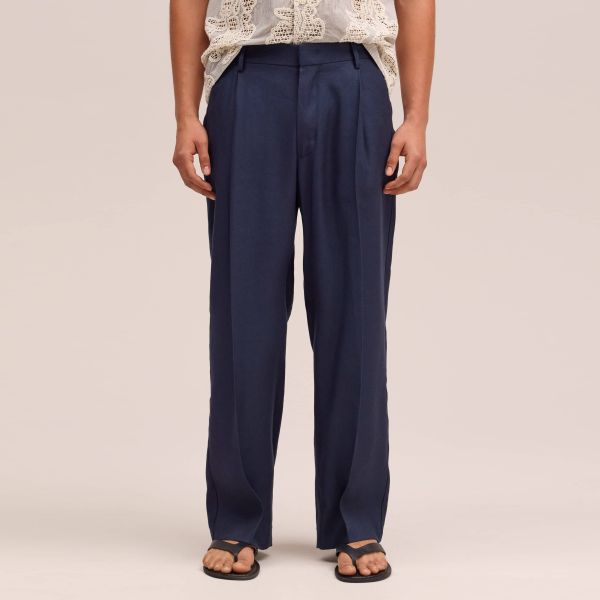 NN.07 Kay Linen Broek Bruin