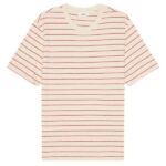 NN.07 Pedro Striped T-shirt Off White/Rood