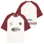 Quotrell Emilio Boxy T-shirt Off White/Rood