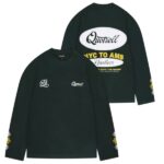 Quotrell Louis Longsleeve T-shirt Donker Groen