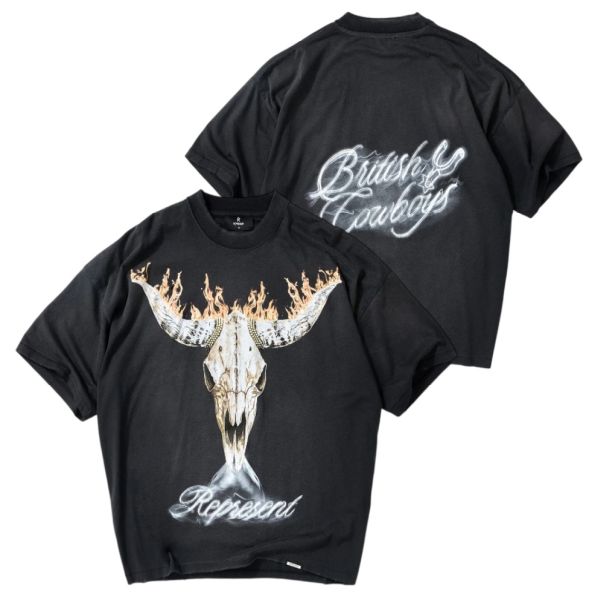 Represent British Cowboys T-shirt Zwart