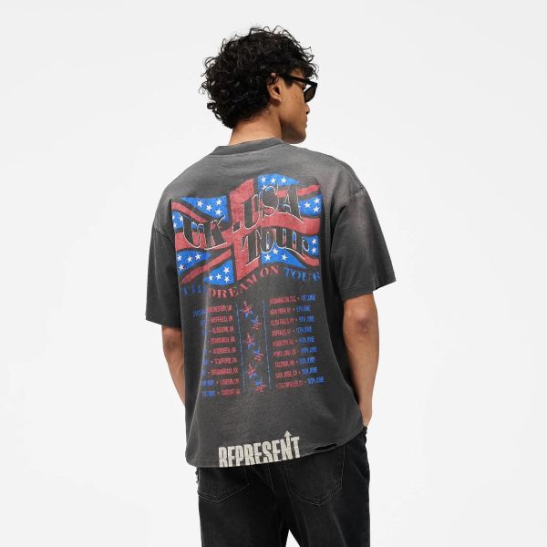 Represent Dream On Tour T-shirt Antraciet
