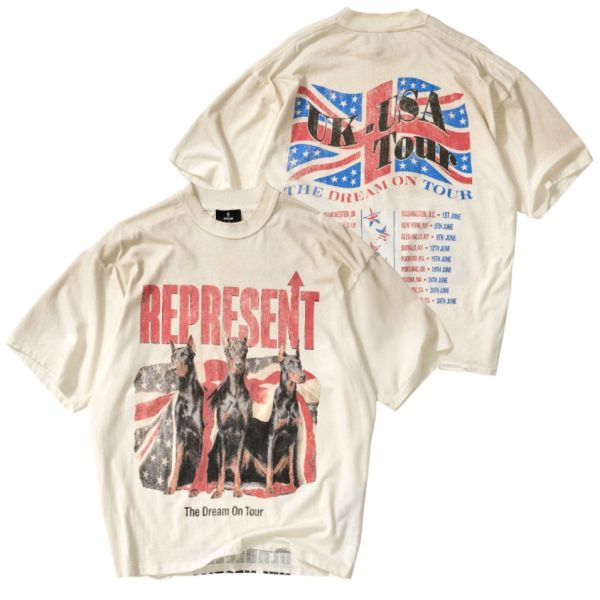 Represent Dream On Tour T-shirt Off White