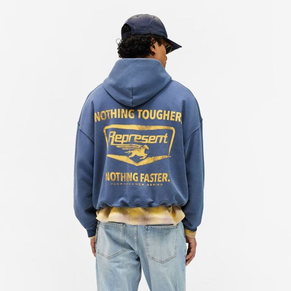 Represent Nothing Faster Hoodie Blauw