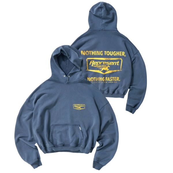 Represent Nothing Faster Hoodie Blauw