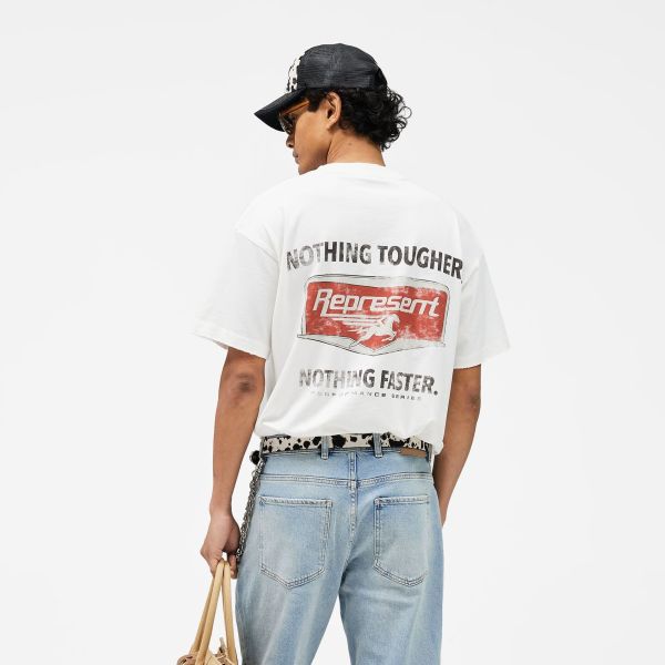 Represent Nothing Faster T-shirt Wit
