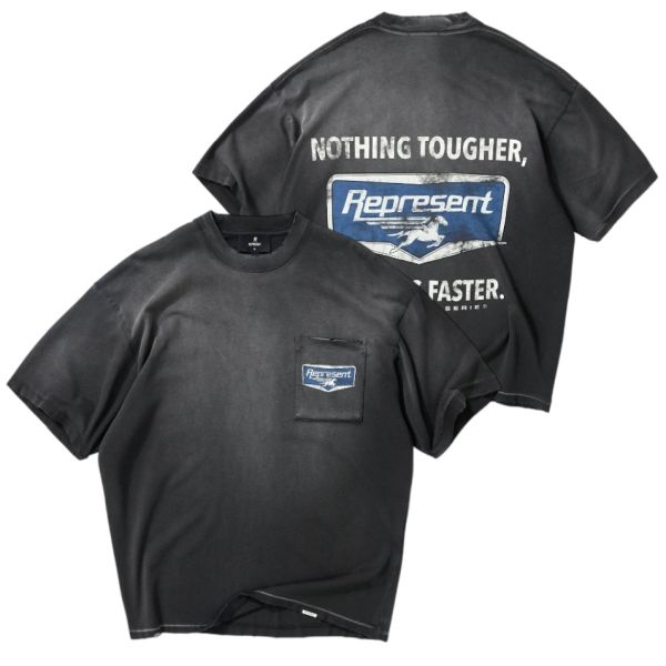 Represent Nothing Faster T-shirt Zwart