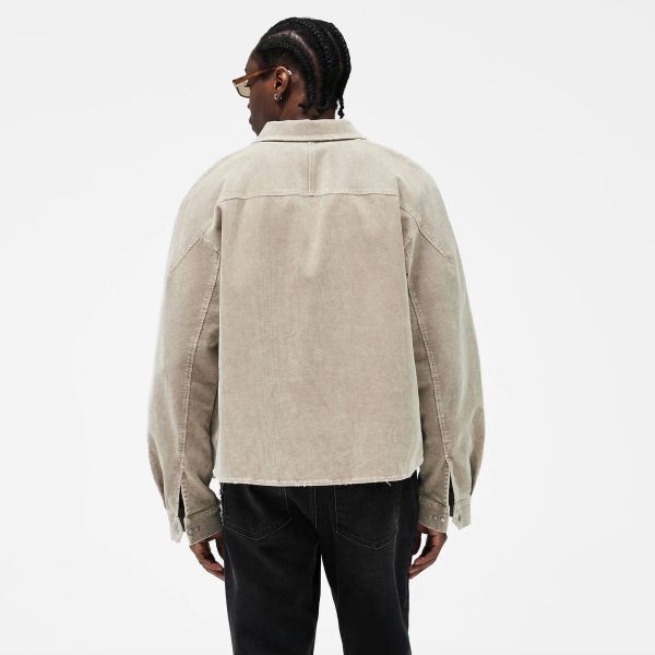 Represent Sierra Cord Overshirt Beige