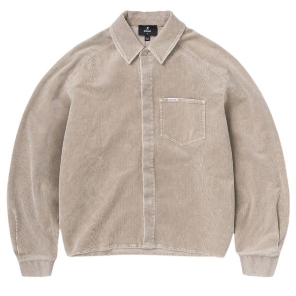 Represent Sierra Cord Overshirt Beige