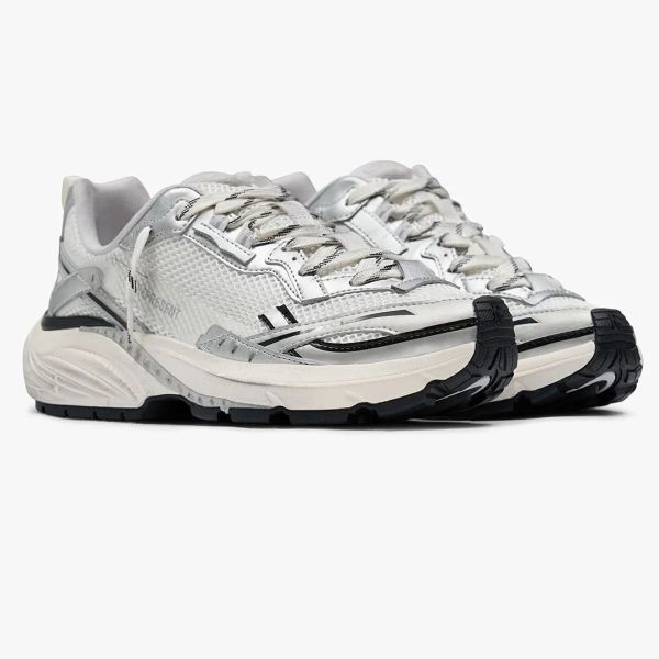 Represent Storm-Torn Sneaker Wit/Zilver