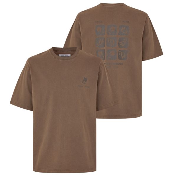 Samsøe Samsøe Sacohen T-shirt Bruin