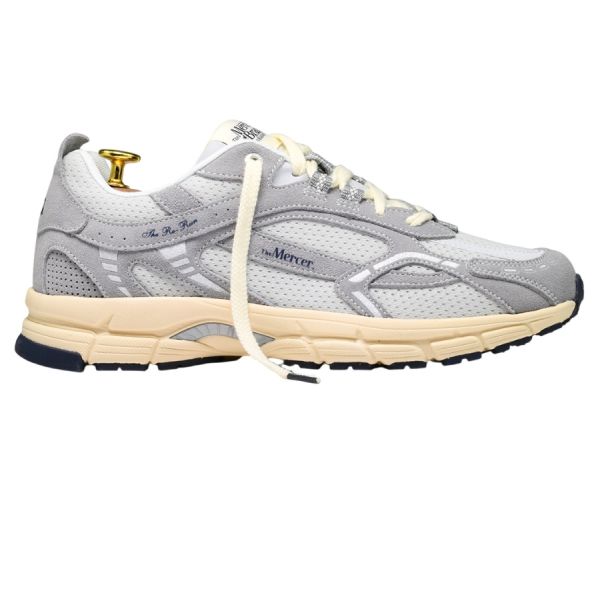 The Mercer Brand The Re-Run Vintage Suede Sneaker Grijs