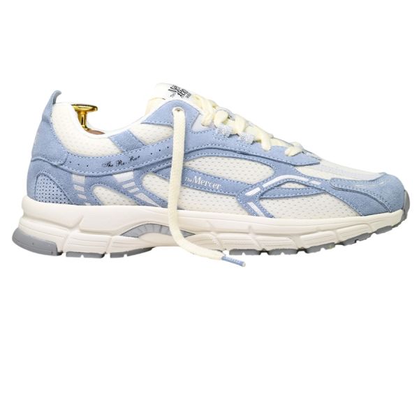 The Mercer Brand The Re-Run Vintage Suede Sneaker Licht Blauw