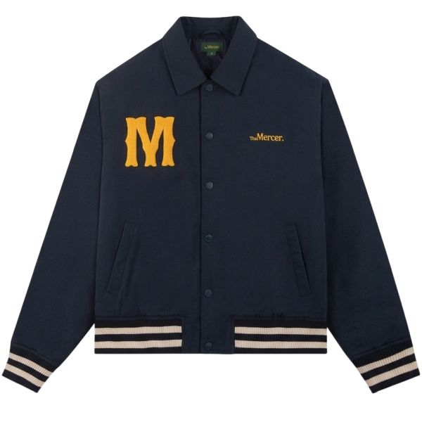 The Mercer Brand The Varsity Jack Donker Blauw