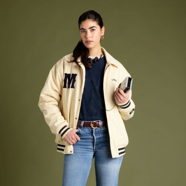 The Mercer Brand The Varsity Jack Off White