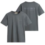 Woolrich Cotton Graphic T-shirt Antraciet