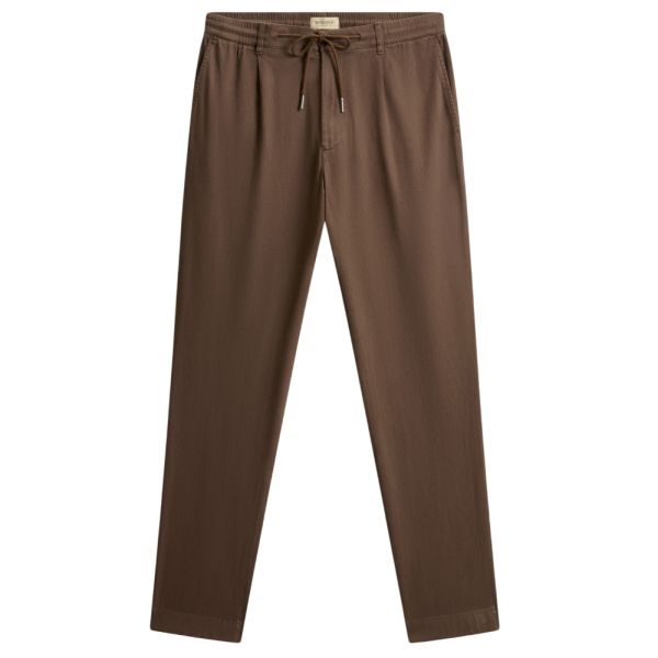 Woolrich Linen Blend Milton Broek Bruin