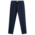 Woolrich Linen Blend Milton Broek Navy