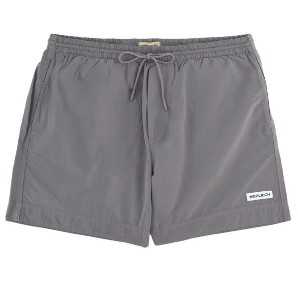 Woolrich Solid Zwembroek Grijs